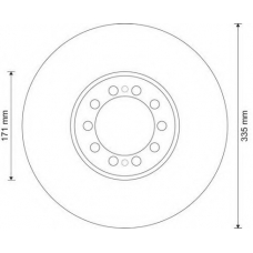 569134J JURID Тормозной диск