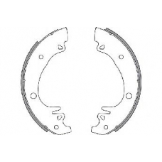 30455 SPIDAN Комплект тормозных колодок