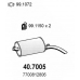 40.7005 ASSO Глушитель выхлопных газов конечный
