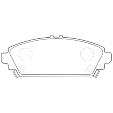 PL-8526 JNBK Колодки тормозные