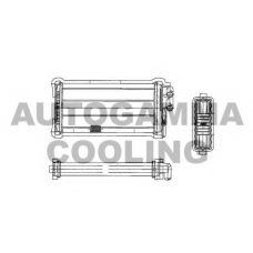 101607 AUTOGAMMA Теплообменник, отопление салона