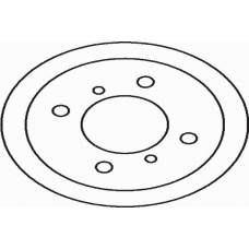 7D0628 KAWE Тормозной барабан