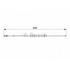 1 987 474 585 BOSCH Сигнализатор, износ тормозных колодок
