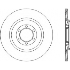 BDR1003.10 OPEN PARTS Тормозной диск