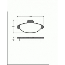 1501222335 S.b.s. Комплект тормозных колодок, дисковый тормоз