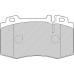 FSL1661 FERODO Комплект тормозных колодок, дисковый тормоз