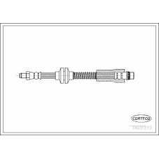 19031273 CORTECO Тормозной шланг