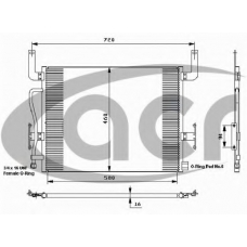 300580 ACR Конденсатор, кондиционер