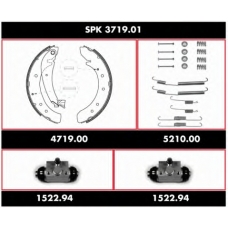 SPK 3719.01 ROADHOUSE Комплект тормозов, барабанный тормозной механизм