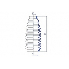 K5229 DA SILVA Пыльник, рулевое управление