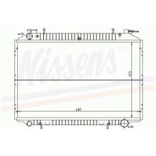 62908 NISSENS Радиатор, охлаждение двигателя