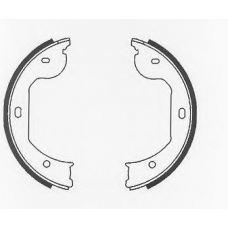 BS1118 QUINTON HAZELL Комплект тормозных колодок, стояночная тормозная с