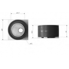 TKR 9228 TIMKEN Натяжной ролик, ремень грм