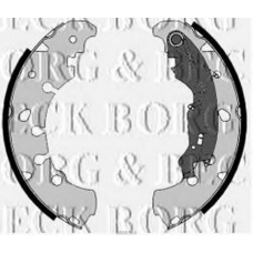 BBS6364 BORG & BECK Комплект тормозных колодок