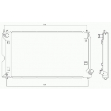 RA0280190 J. DEUS Радиатор, охлаждение двигателя