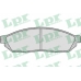 05P245 LPR Комплект тормозных колодок, дисковый тормоз