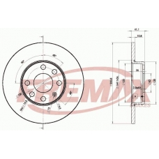 BD-9058 FREMAX Тормозной диск