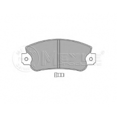 025 209 5018/W MEYLE Комплект тормозных колодок, дисковый тормоз