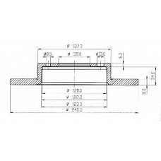 BDC3592 QUINTON HAZELL Тормозной диск