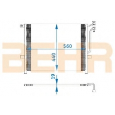 7401950 BEHR Condenser