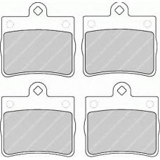 FSL1310 FERODO Комплект тормозных колодок, дисковый тормоз