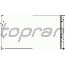 110 178 TOPRAN Радиатор, охлаждение двигателя