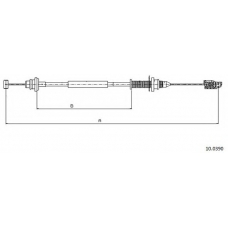 10.0390 CABOR Тросик газа