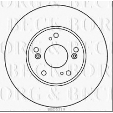 BBD5319 BORG & BECK Тормозной диск
