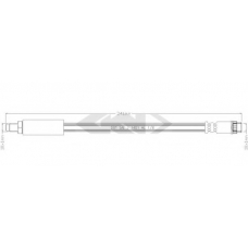 338772 SPIDAN Тормозной шланг