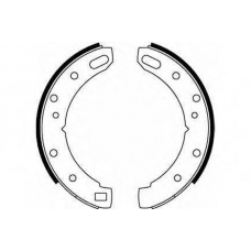 GS6067 TRW Комплект тормозных колодок