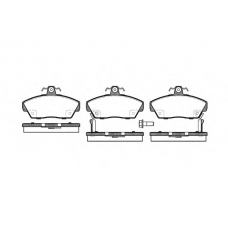 P2303.02 WOKING Комплект тормозных колодок, дисковый тормоз