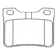 AKD-1042 ASVA Комплект тормозных колодок, дисковый тормоз