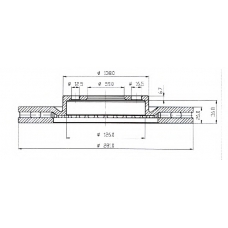 BDC4360 QH Benelux Тормозной диск