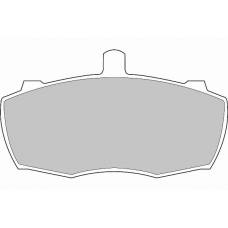 FD6258V NECTO Комплект тормозных колодок, дисковый тормоз