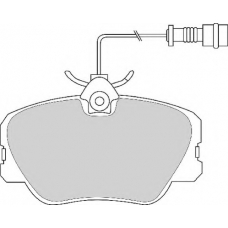 FD2020A NECTO Комплект тормозных колодок, дисковый тормоз