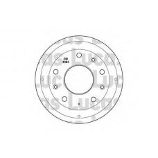 DB4084 TRW Тормозной барабан