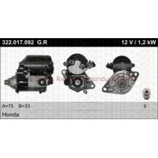 22-322-017-092 TRISCAN Стартер