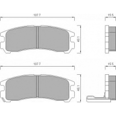 479481 ROULUNDS Комплект тормозных колодок, дисковый тормоз