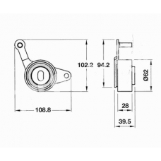 ITB-6919 IPS Parts Устройство для натяжения ремня, ремень грм