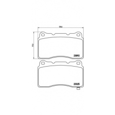 07.B314.51 BREMBO Комплект высокоэффективных тормозных колодок