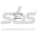 1501222608 S.b.s. Комплект тормозных колодок, дисковый тормоз