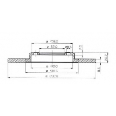 BDC3351 QUINTON HAZELL Тормозной диск