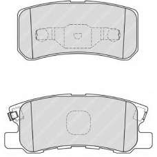 FDB1992 FERODO Комплект тормозных колодок, дисковый тормоз