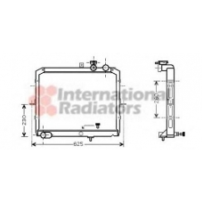 83002033 VAN WEZEL Радиатор, охлаждение двигателя