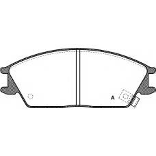 BPA0224.02 OPEN PARTS Комплект тормозных колодок, дисковый тормоз
