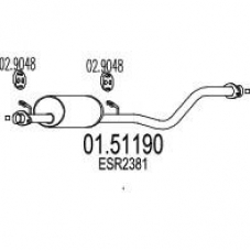 01.51190 MTS Средний глушитель выхлопных газов