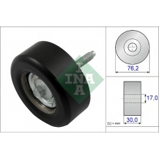 532 0651 10 INA Паразитный / ведущий ролик, поликлиновой ремень