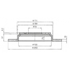BSF4853 QUINTON HAZELL Тормозной диск