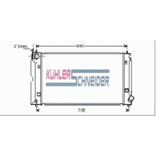 3201731 KUHLER SCHNEIDER Радиатор, охлаждение двигател