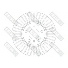 6062205 GIRLING Тормозной диск